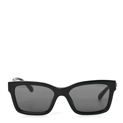 Chanel Acetate Square Sunglasses 5417-A Black 2 of 7