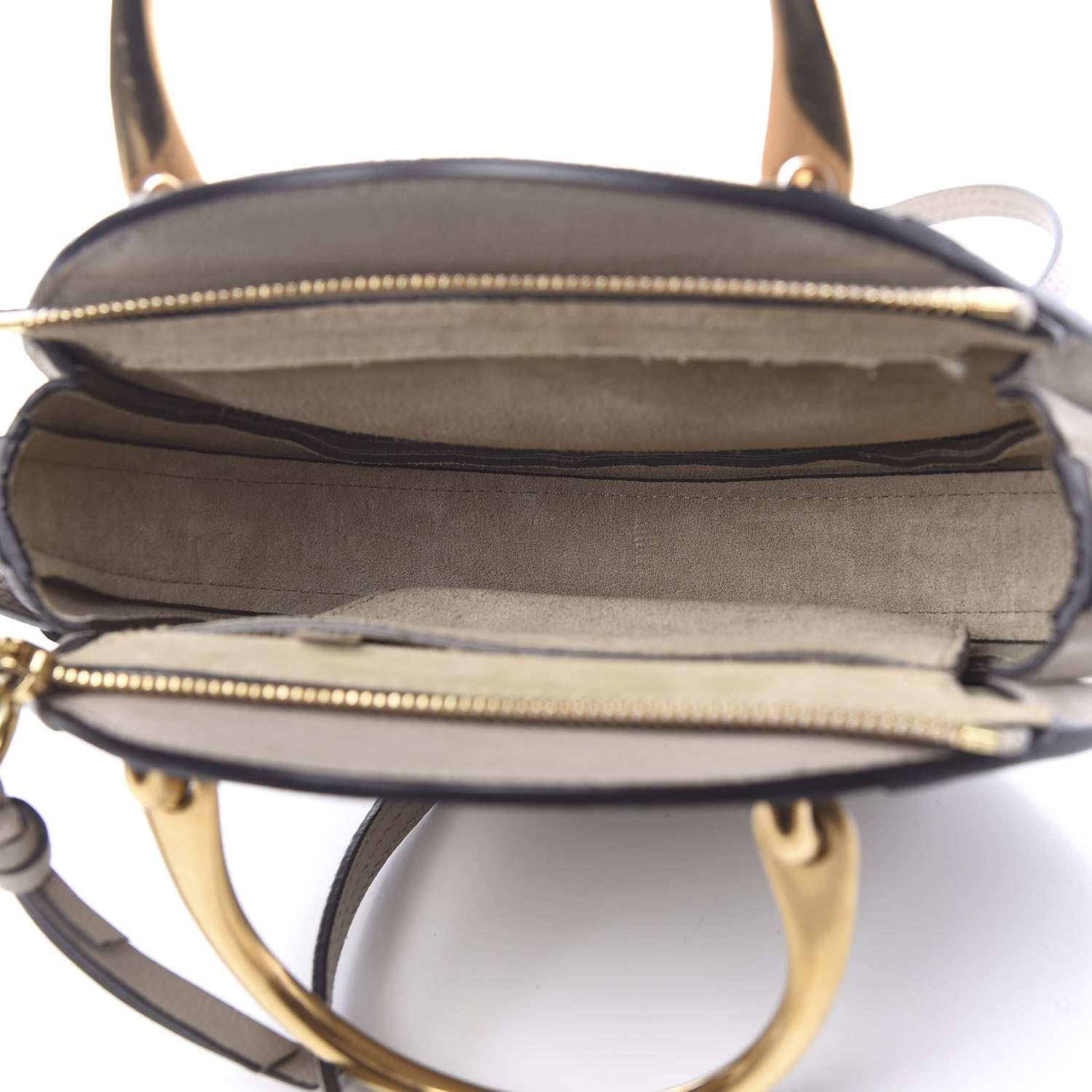 Chloe Calfskin Suede Small Pixie Bag Motty Grey 6 of 10