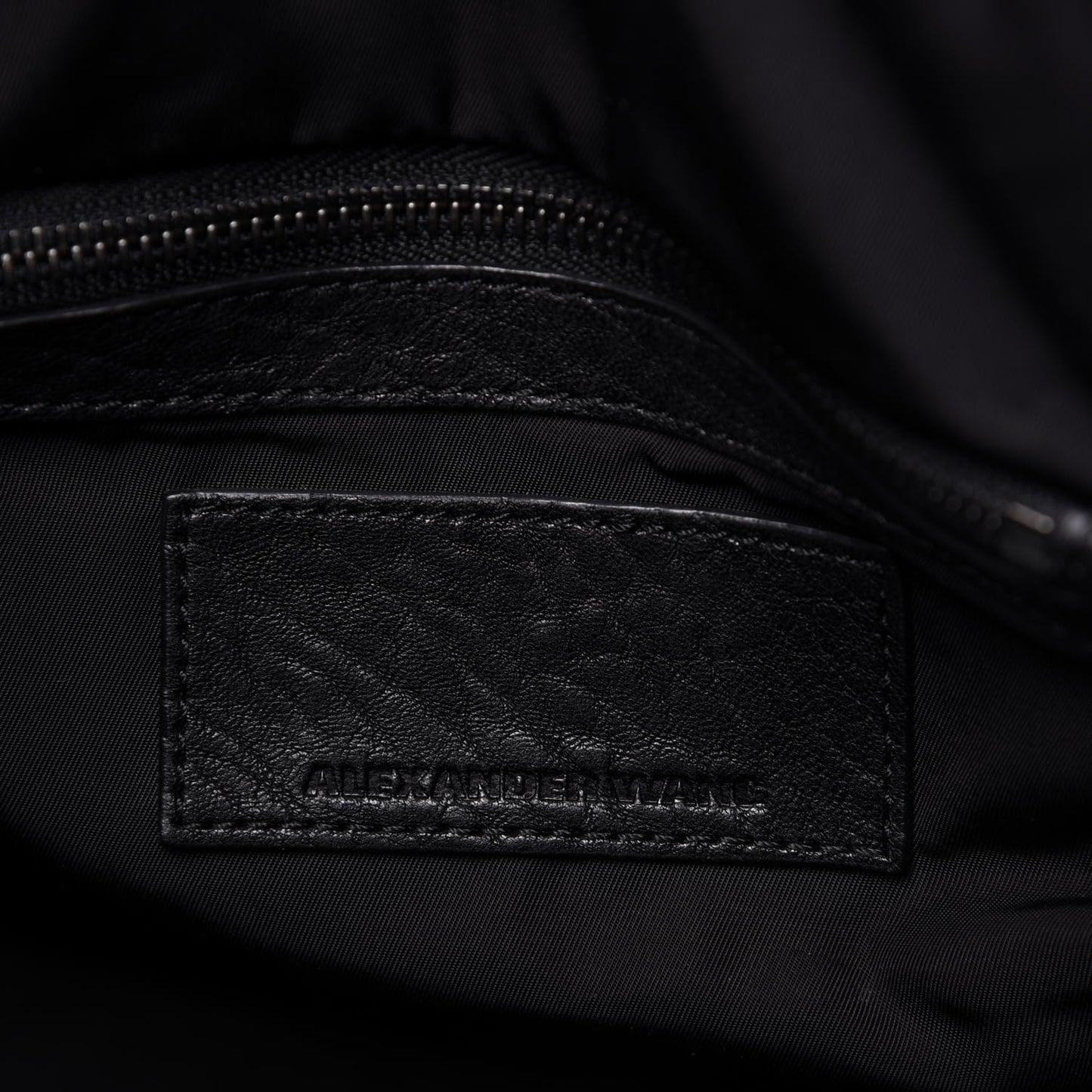 Pebbled Lambskin Rockie Rhodium Black Hardware