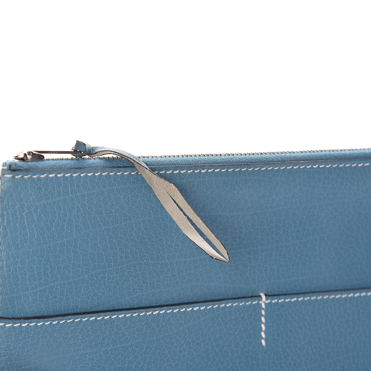 Hermes Togo Dogon Duo Wallet Blue Jean 11 of 11