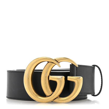 Gucci Calfskin Double G 40mm Belt 80 32 Black 1 of 7