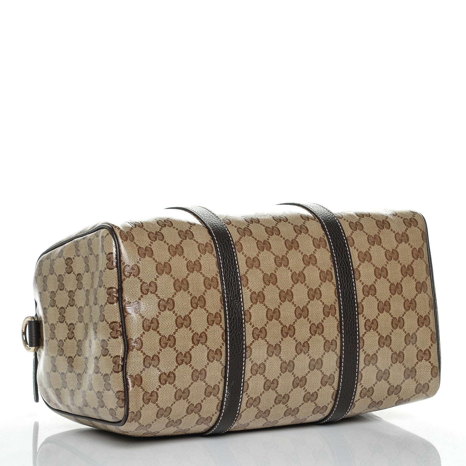 Gucci Crystal Monogram Medium Joy Boston Dark Brown 4 of 5