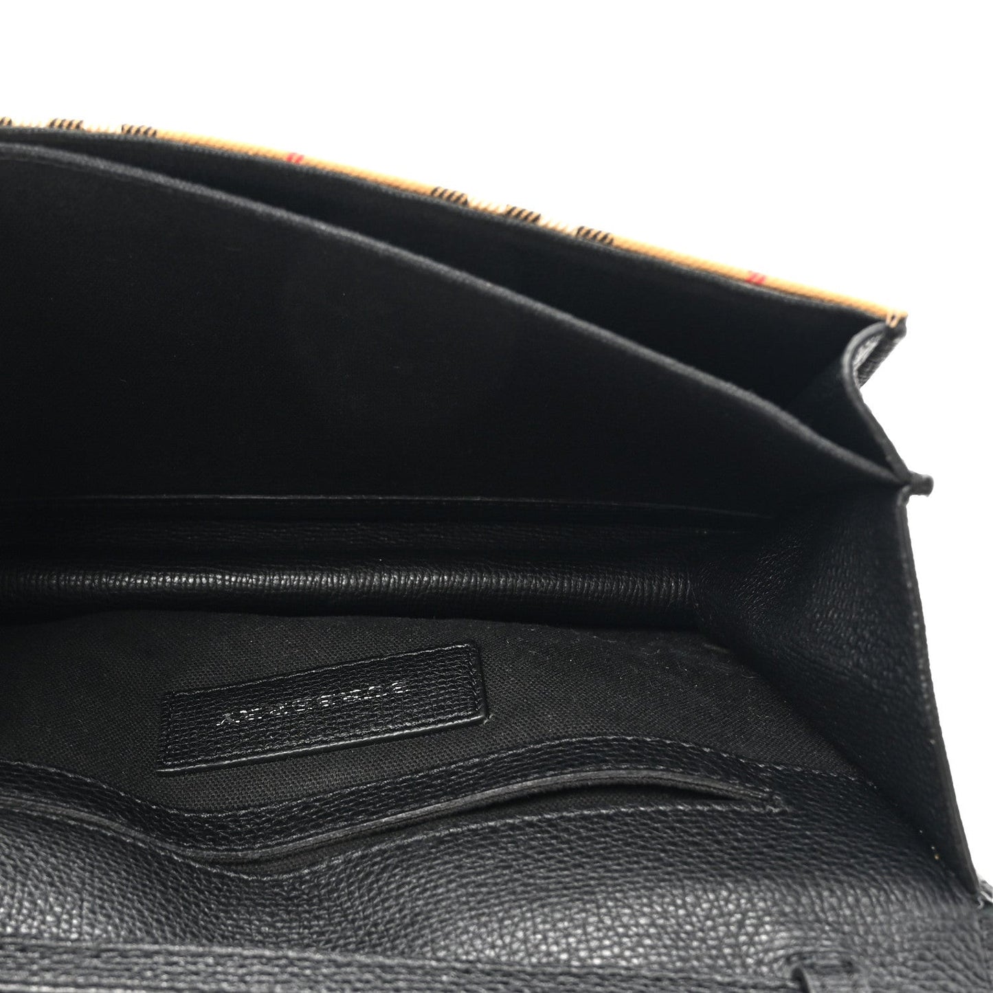 Derby Calfskin Vintage Check Small Macken Crossbody Bag Black