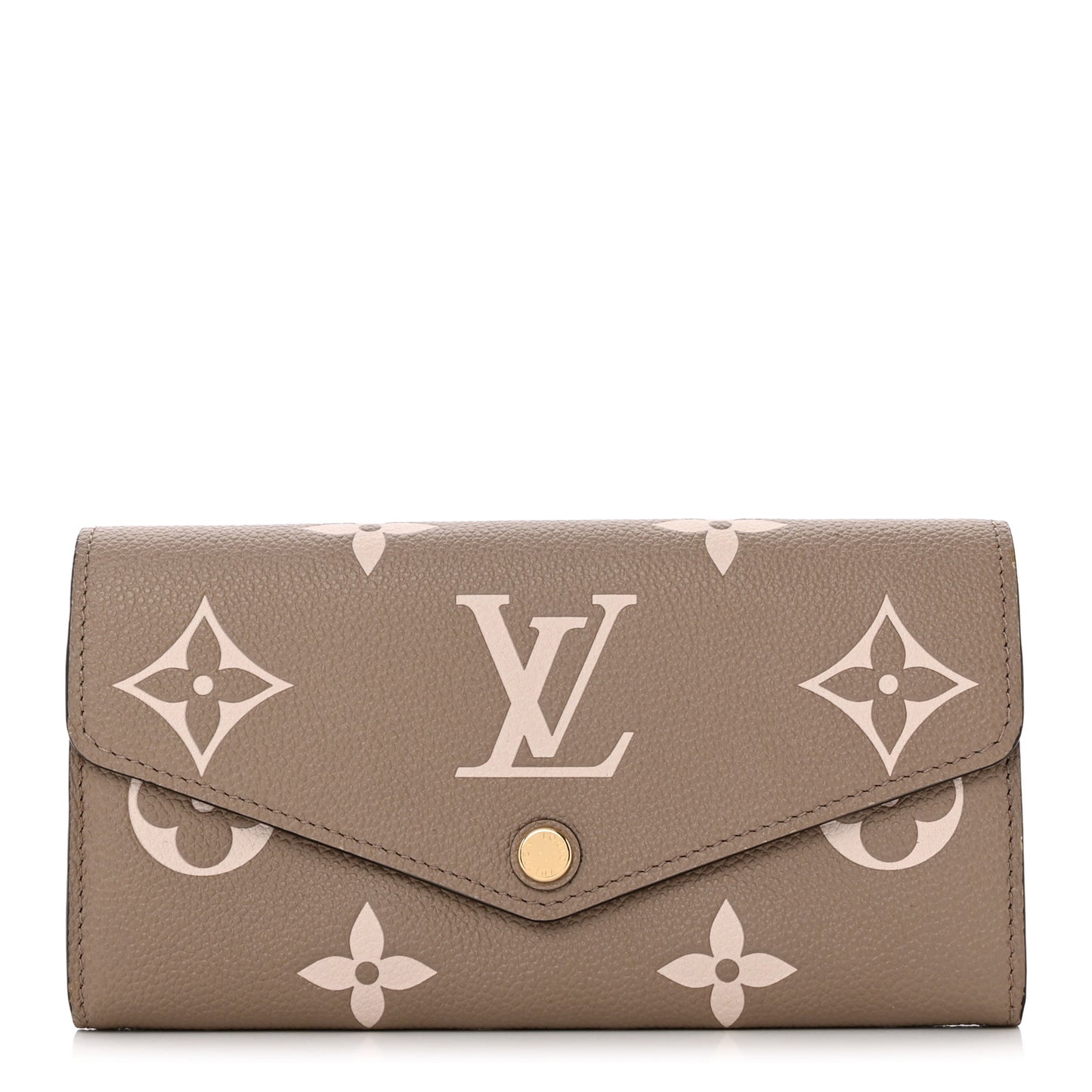 Empreinte Monogram Giant Sarah Wallet Tourterelle Creme