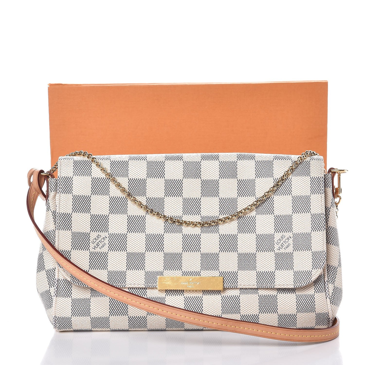 Louis Vuitton Damier Azur Favorite MM 8 of 8