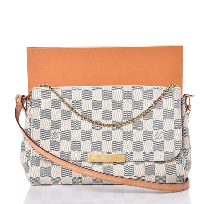 Louis Vuitton Damier Azur Favorite MM 8 of 8