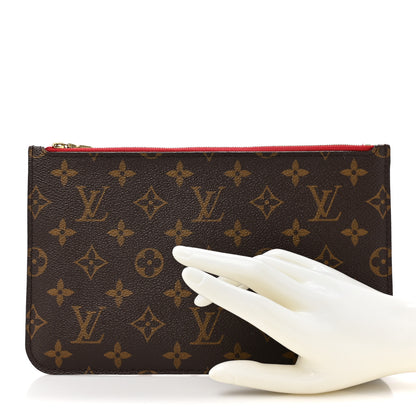 Louis Vuitton Monogram Neverfull MM GM Pochette Cherry 2 of 7