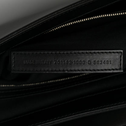 Balenciaga Smooth Calfskin Large Lindsay Shoulder Bag Black 7 of 10