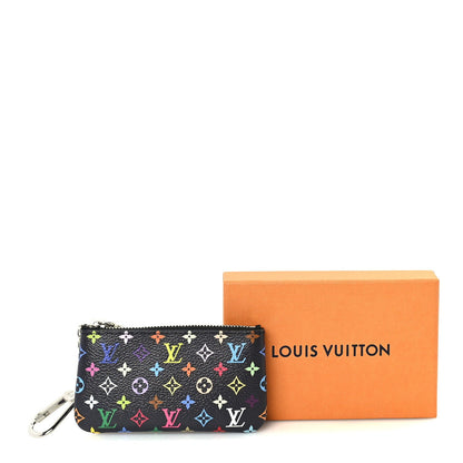 Louis Vuitton LV X TM Monogram Multicolor Key Pouch  Black 2 of 7