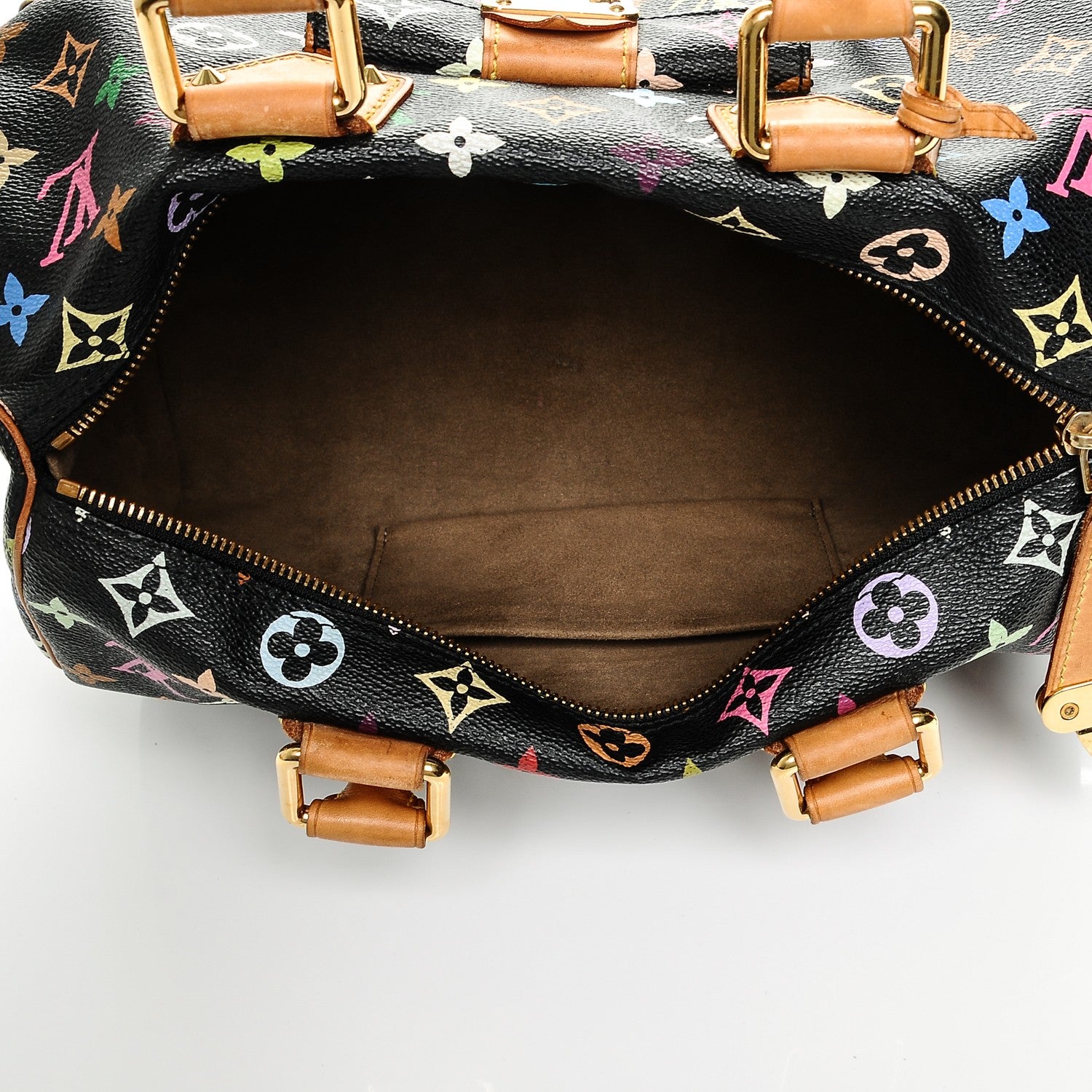 Louis Vuitton Monogram Multicolor Speedy 30 Black 6 of 6