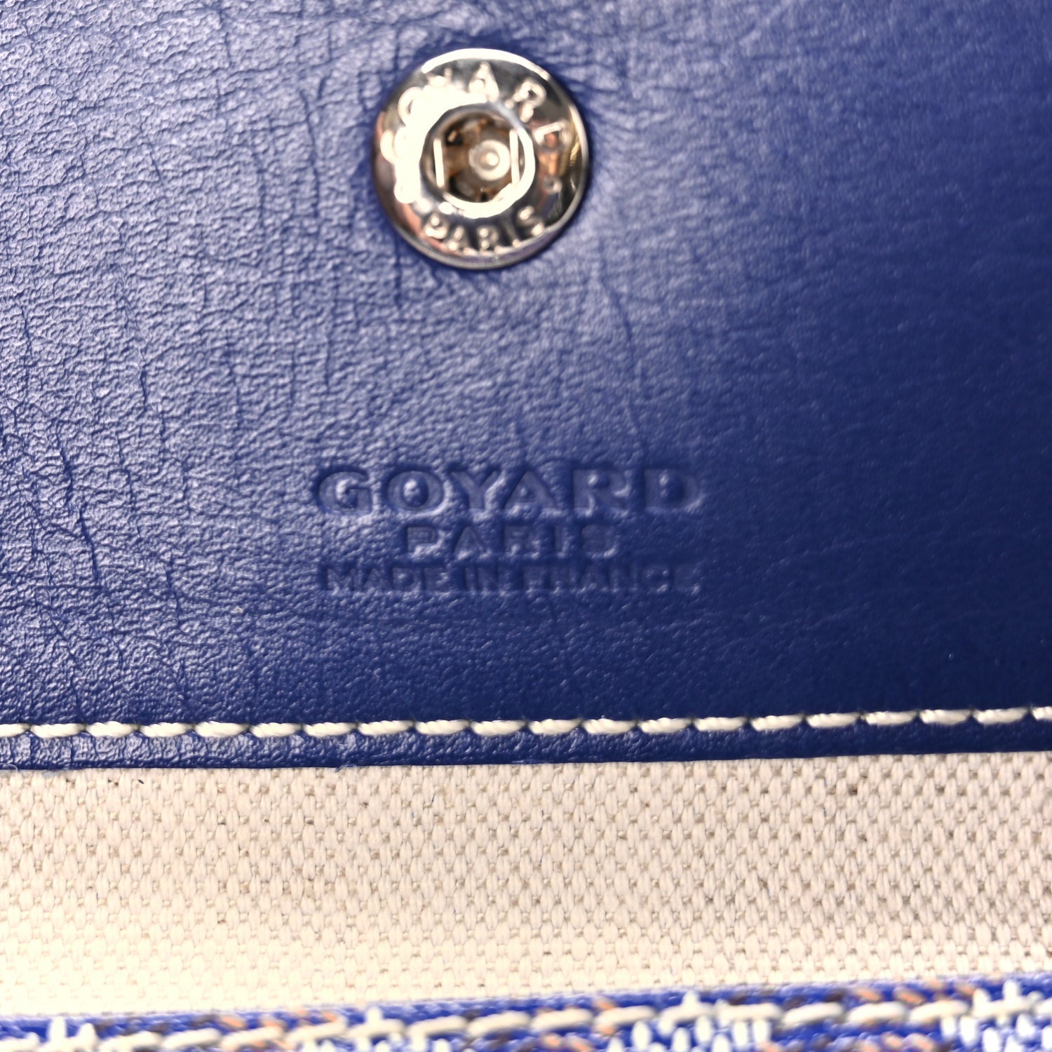 Goyard ine Saint Louis PM  Navy 6 of 9