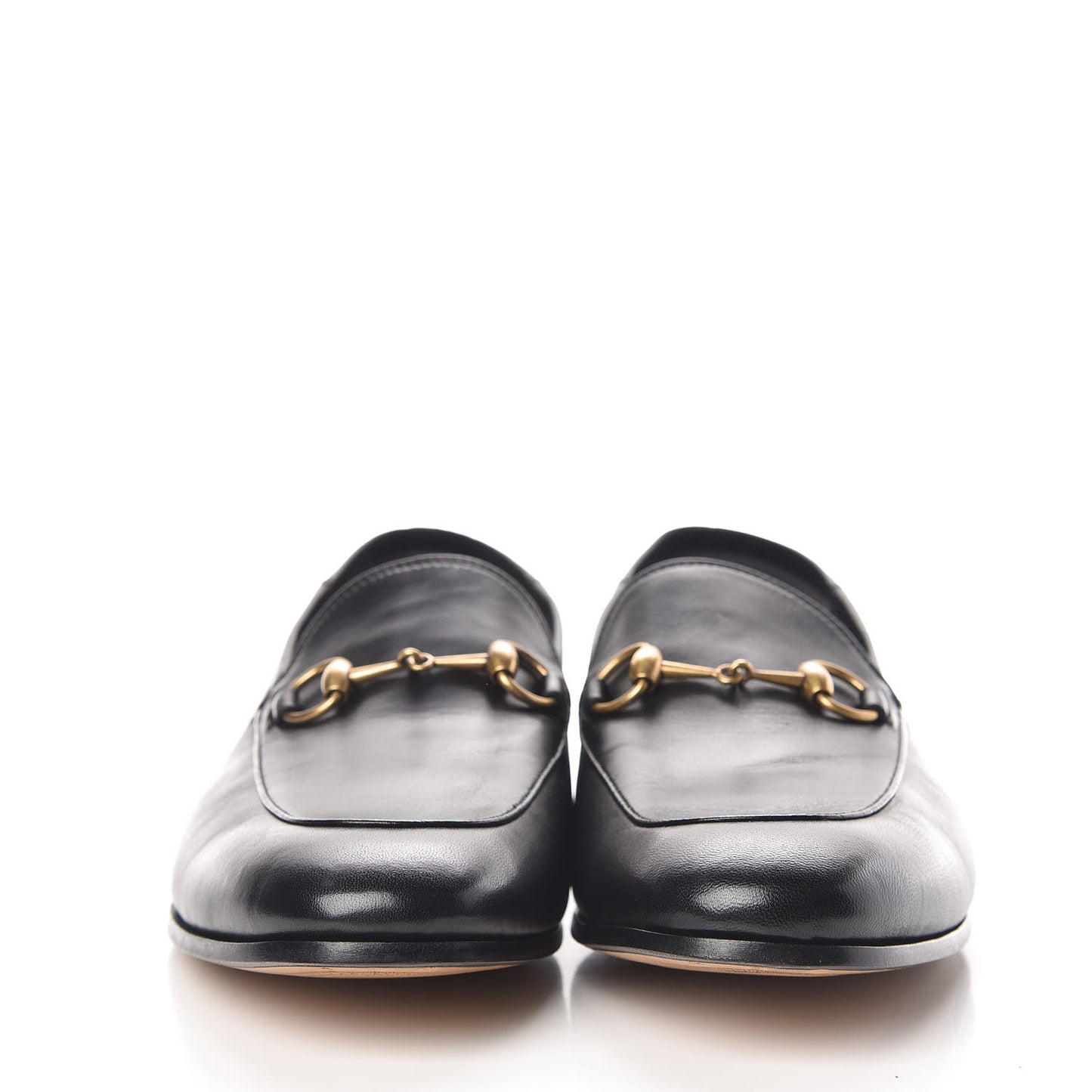 Lambskin Mens Brixton Horsebit Loafers 10.5 Black