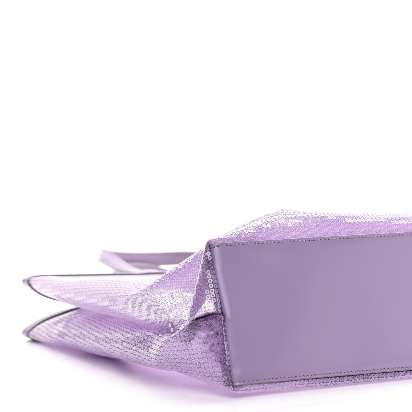 Mesh Paillettes Spazzolato Logo Shopping Tote Lilium