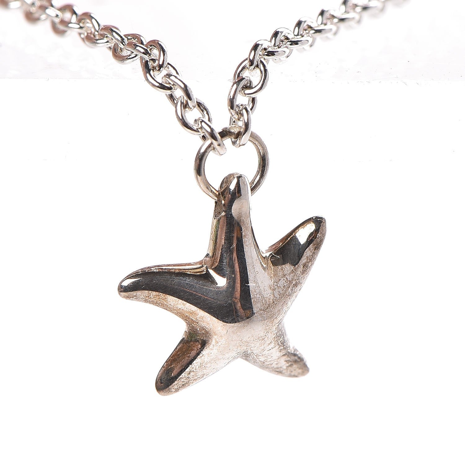 Tiffany Sterling Silver Elsa Peretti Starfish Charm Bracelet 4 of 9