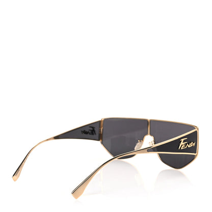Fendi Metal Disco Geometric Sunglasses FE 40051/U Gold 4 of 7