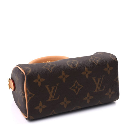 Louis Vuitton Monogram Nano Speedy Bandouliere 3 of 8