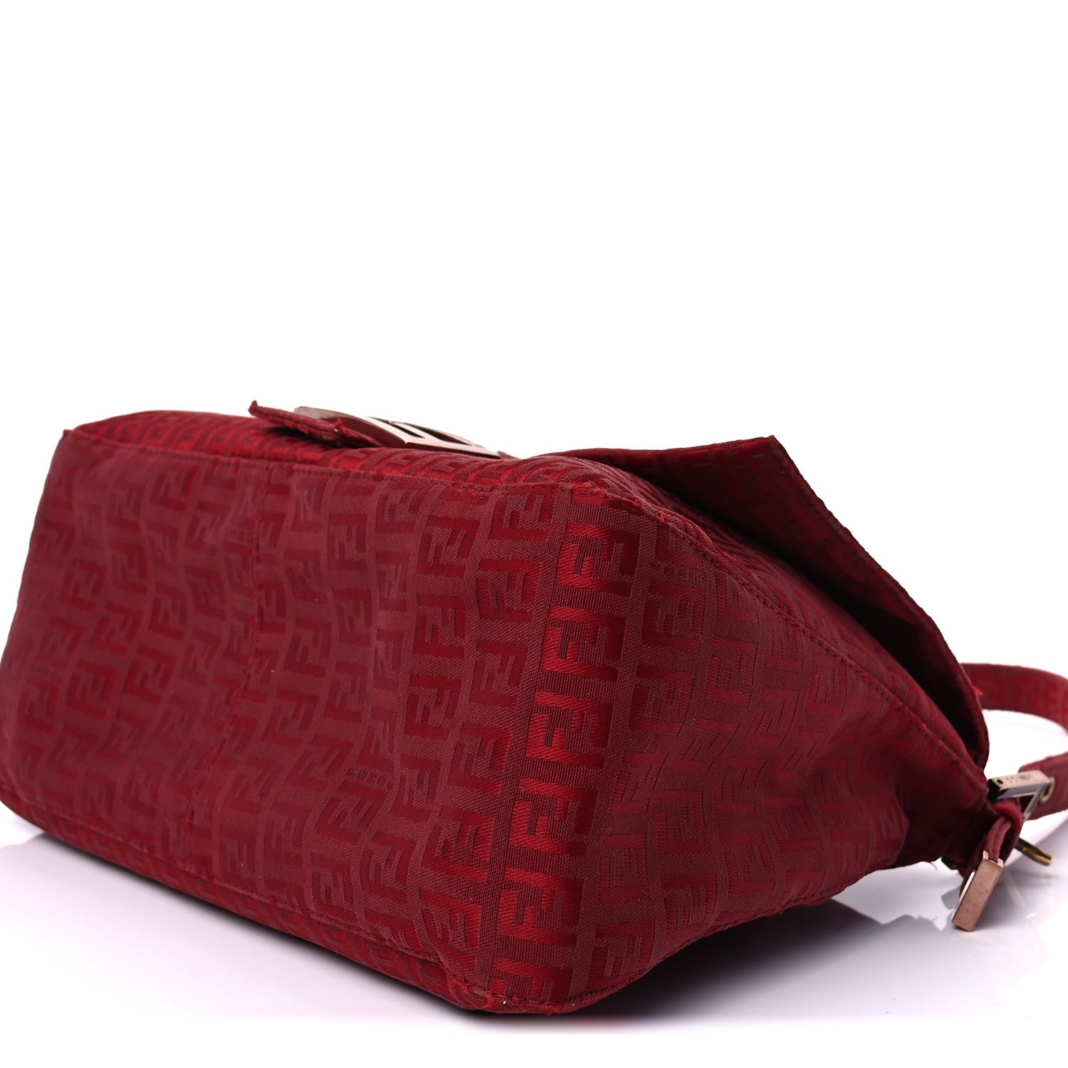 Fendi Zucchino Mama Baguette Bordeaux Rubino 8 of 8