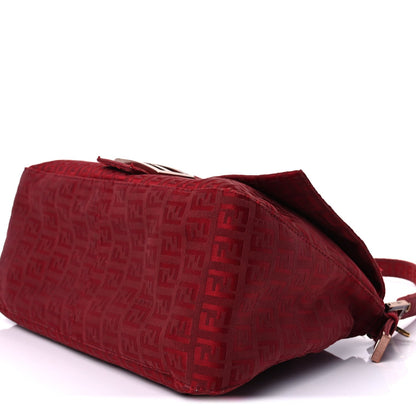 Fendi Zucchino Mama Baguette Bordeaux Rubino 8 of 8