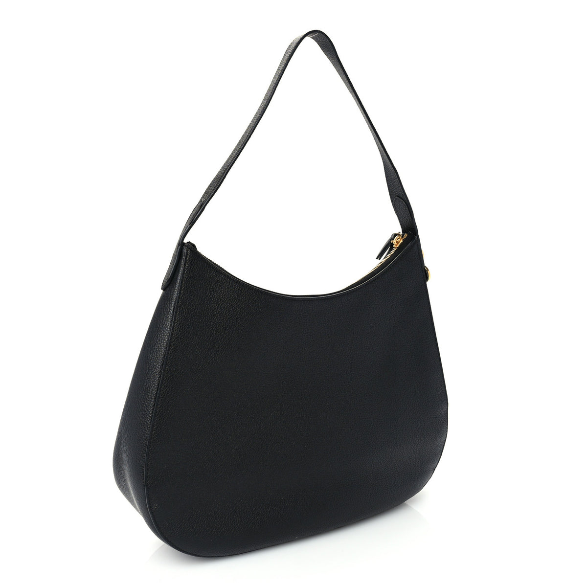 Mulberry Classic Grain Large Elm Hobo Black 2 of 8