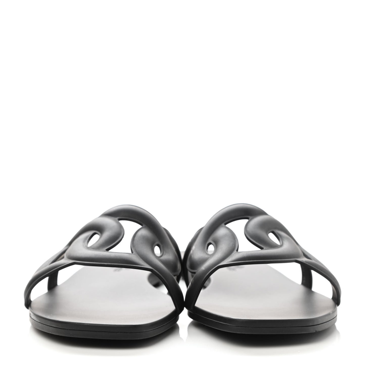 Rubber Aloha Sandals 37 Black