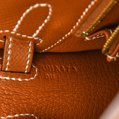 Hermes Epsom Kelly Sellier 25 Gold 6 of 10