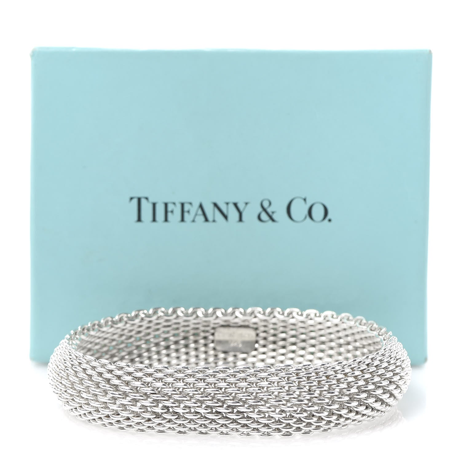 Tiffany Sterling Silver Somerset Mesh Bracelet 5 of 5