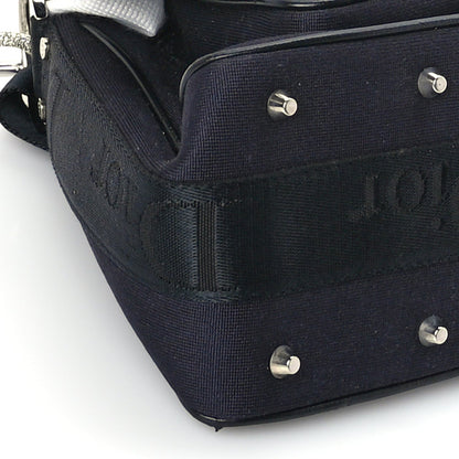 Christian Dior Silk Jersey Crystal Hardcore Bag Navy 7 of 8