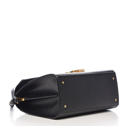 Saint Laurent Grain de Poudre Medium Classic Monogram Cassandra Top Handle Black Rouge Legion 4 of 14