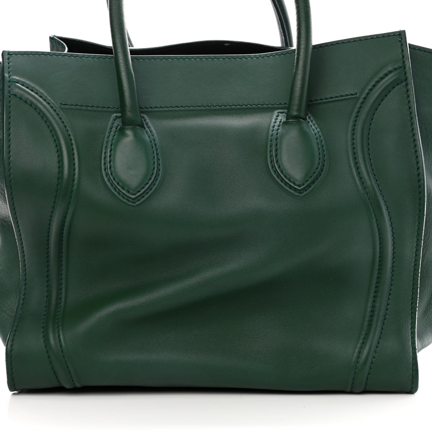 Supple Calfskin Medium Phantom Luggage Emerald