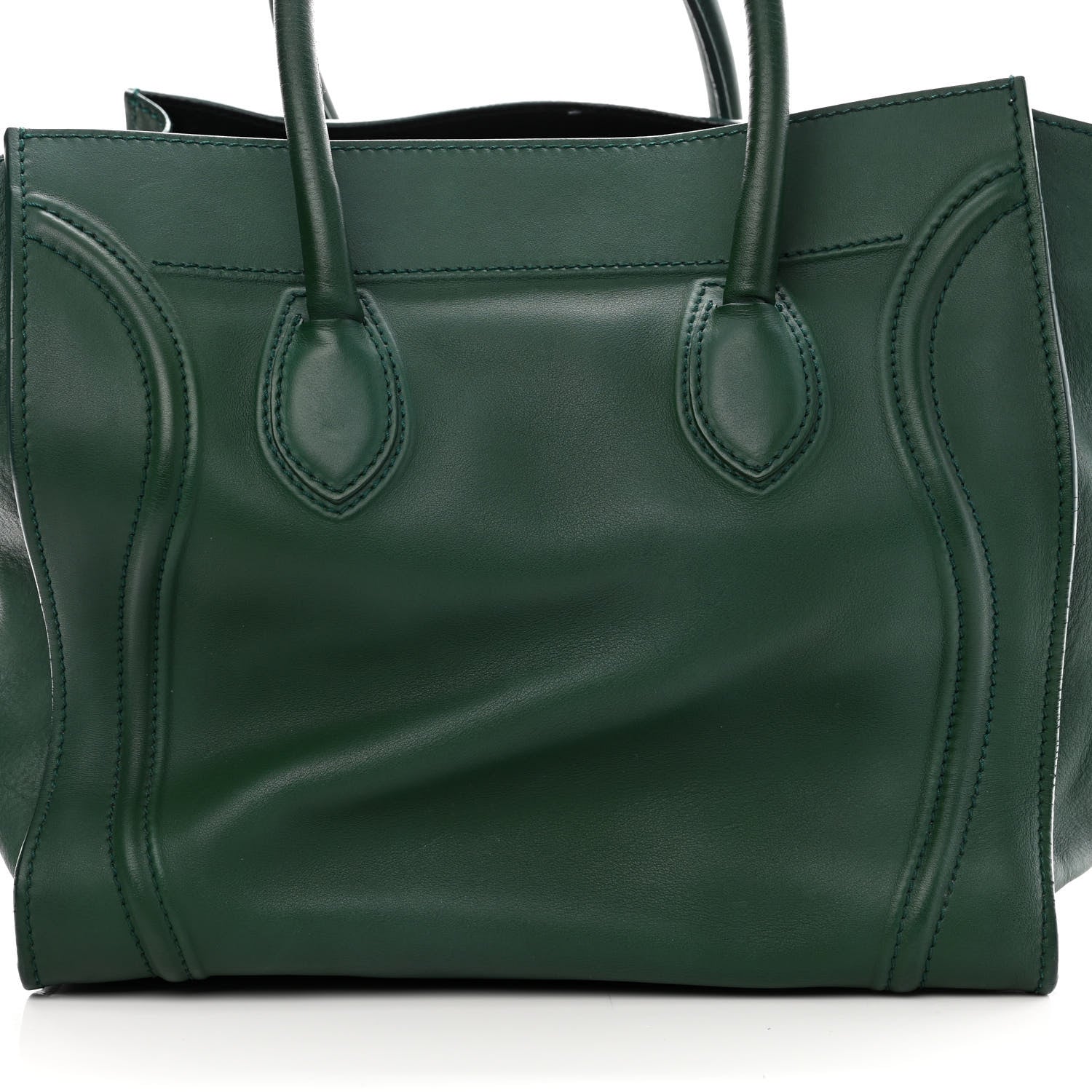 Celine Supple Calfskin Medium Phantom Luggage Emerald 19 of 20
