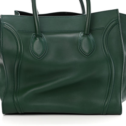 Celine Supple Calfskin Medium Phantom Luggage Emerald 19 of 20