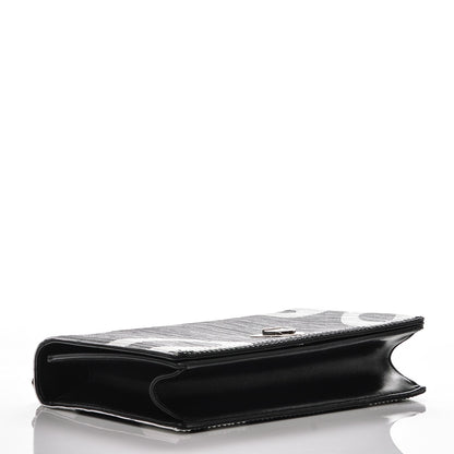 Christian Dior Printed Patchwork Large Diorama Flap Bag Black 4 of 7