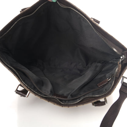 Gucci Monogram Tote Dark Brown 4 of 5