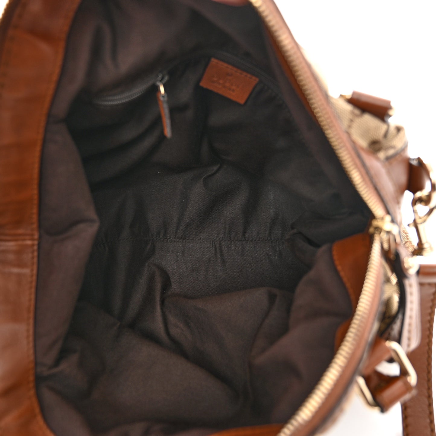 Monogram Medium Sukey Boston Brown