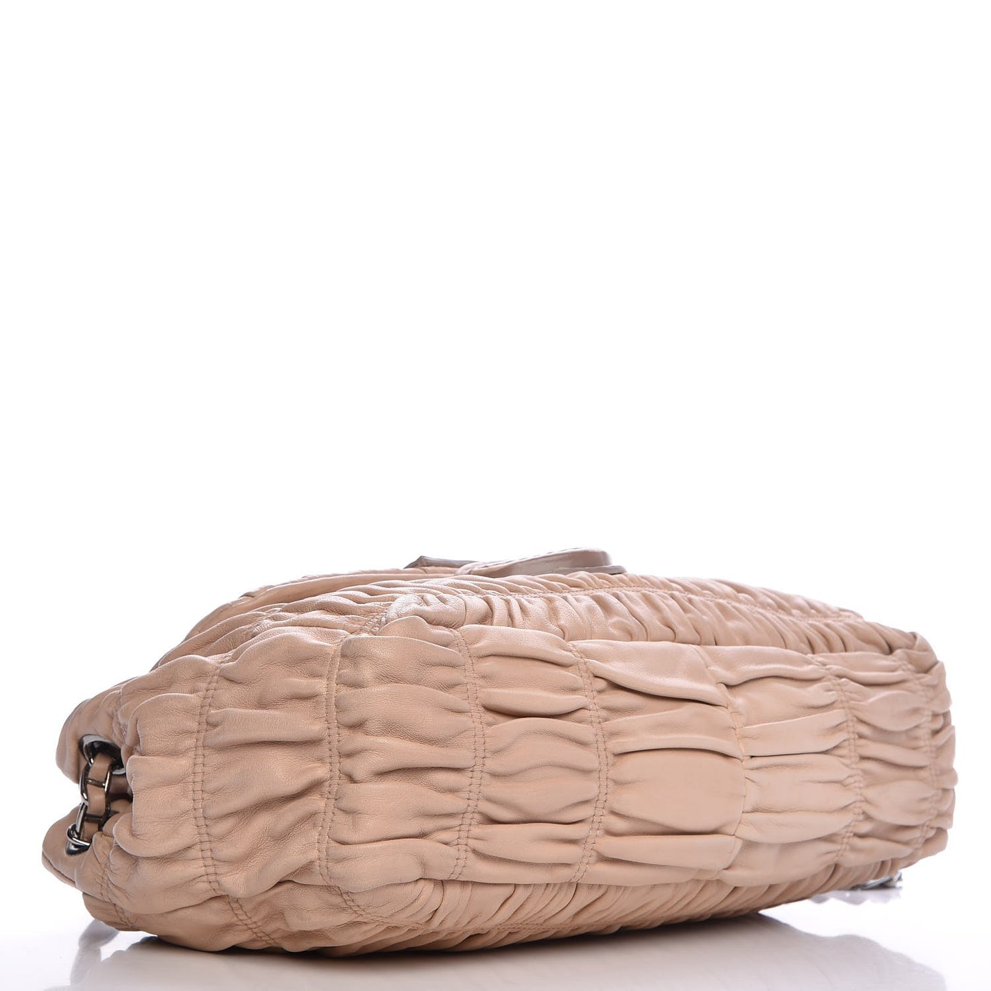 Nappa Gaufre Flap Shoulder Bag Cammeo