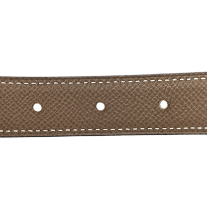 Hermes Swift Epsom Constance H Belt 75 30 Black Etoupe 4 of 6