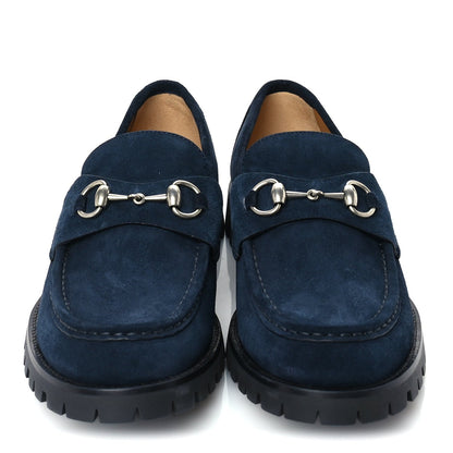 Gucci Suede Mens Horsebit Loafers 8  Royale 3 of 7