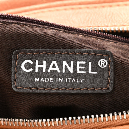 Chanel Calfskin Stitched Bowler Light Brown 5 of 11