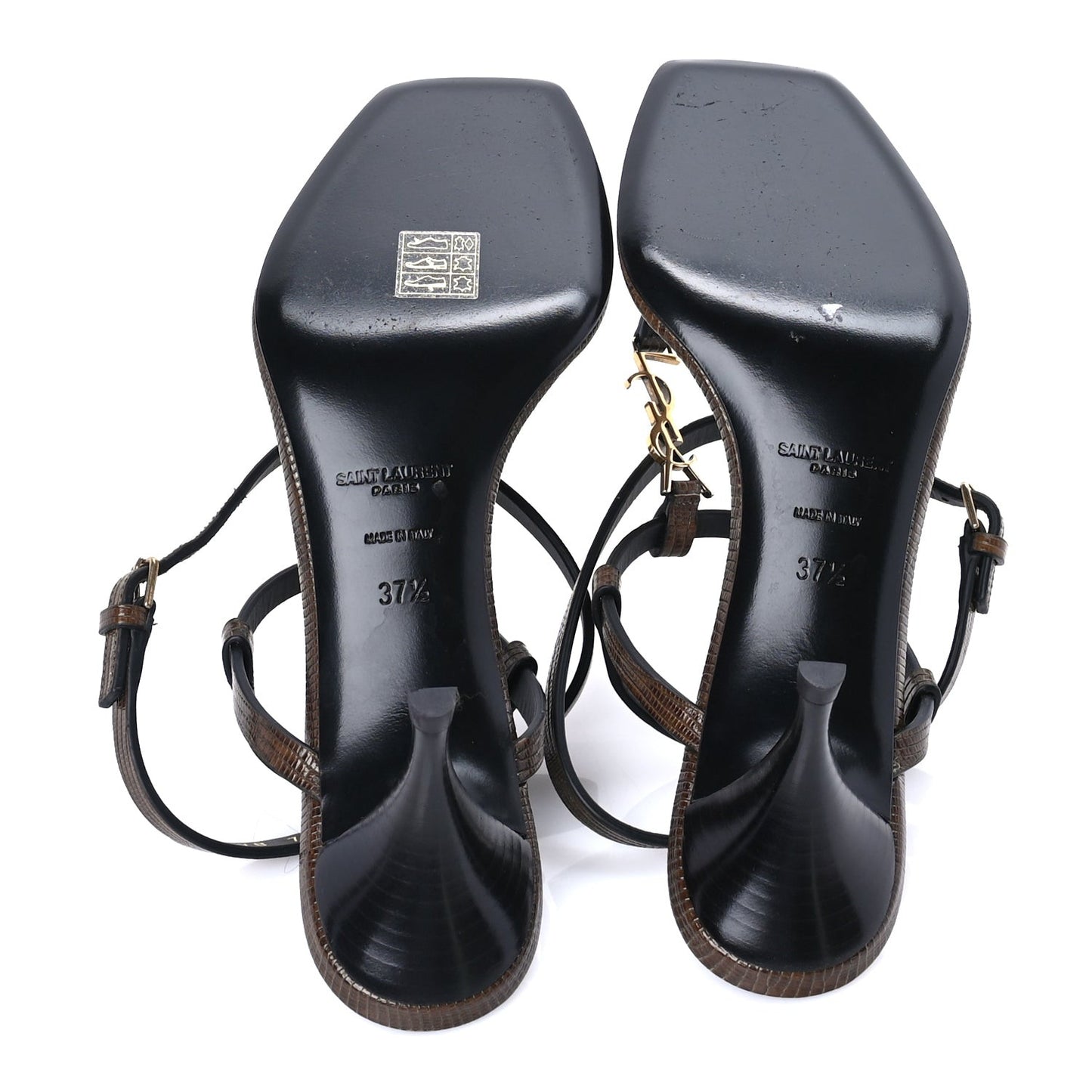 Calfskin Cassandra 60 Sandals 37.5 Macadamia Brown