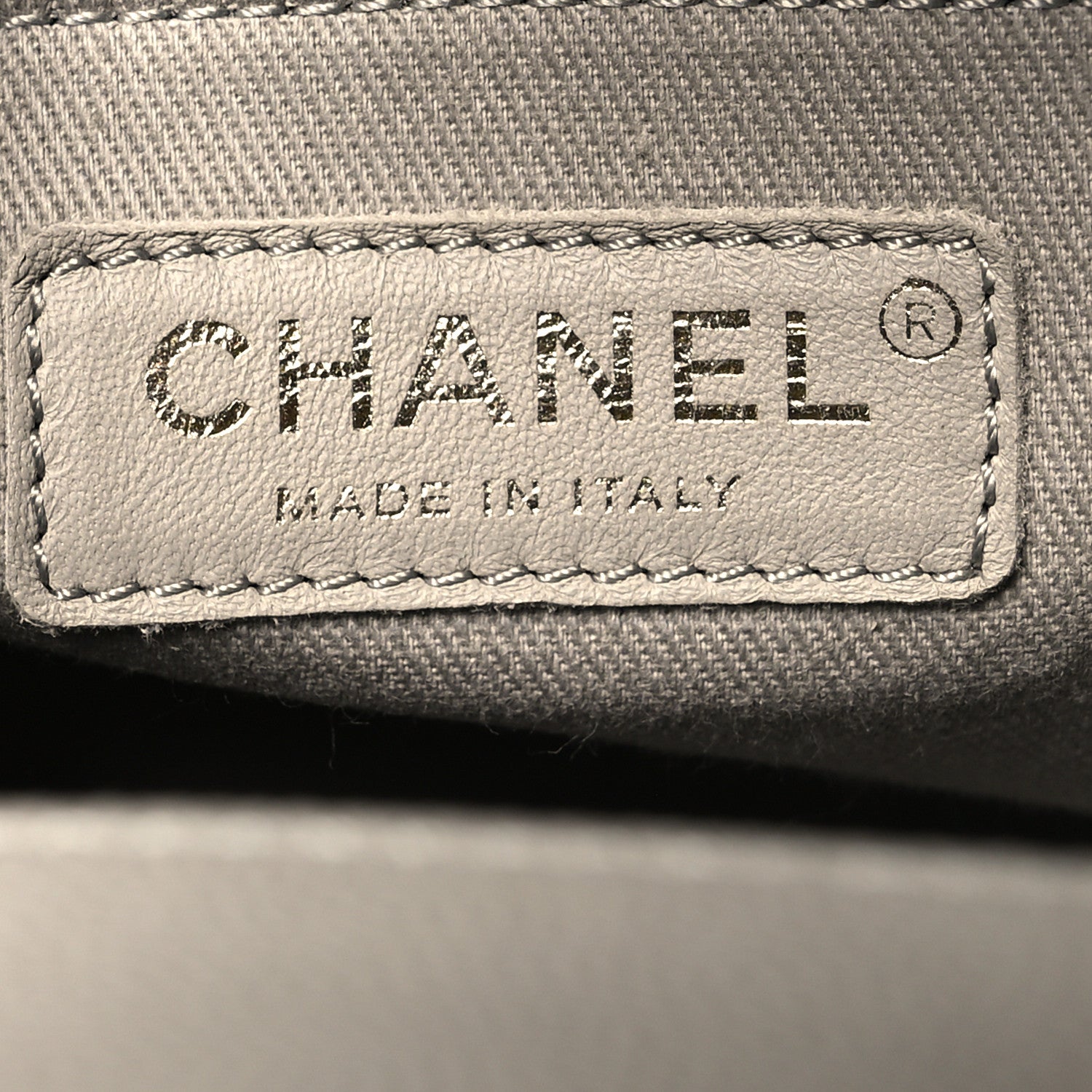 Chanel Caviar Quilted Small Business Affinity Shopping Bag Grey 6 of 10