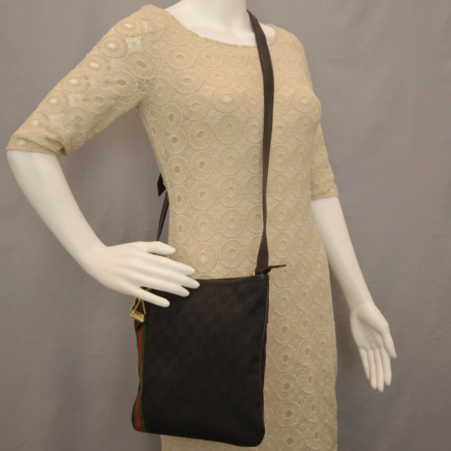 Monogram Jolicoeur Messenger Bag Black