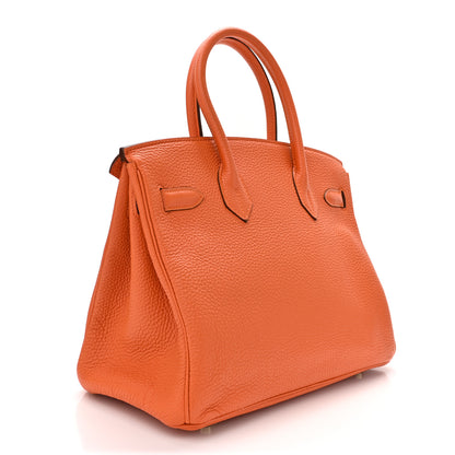Hermes Togo Birkin 30 Orange 3 of 16