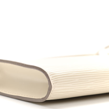 Louis Vuitton Epi Pochette Accessories 24 Ivory 9 of 10