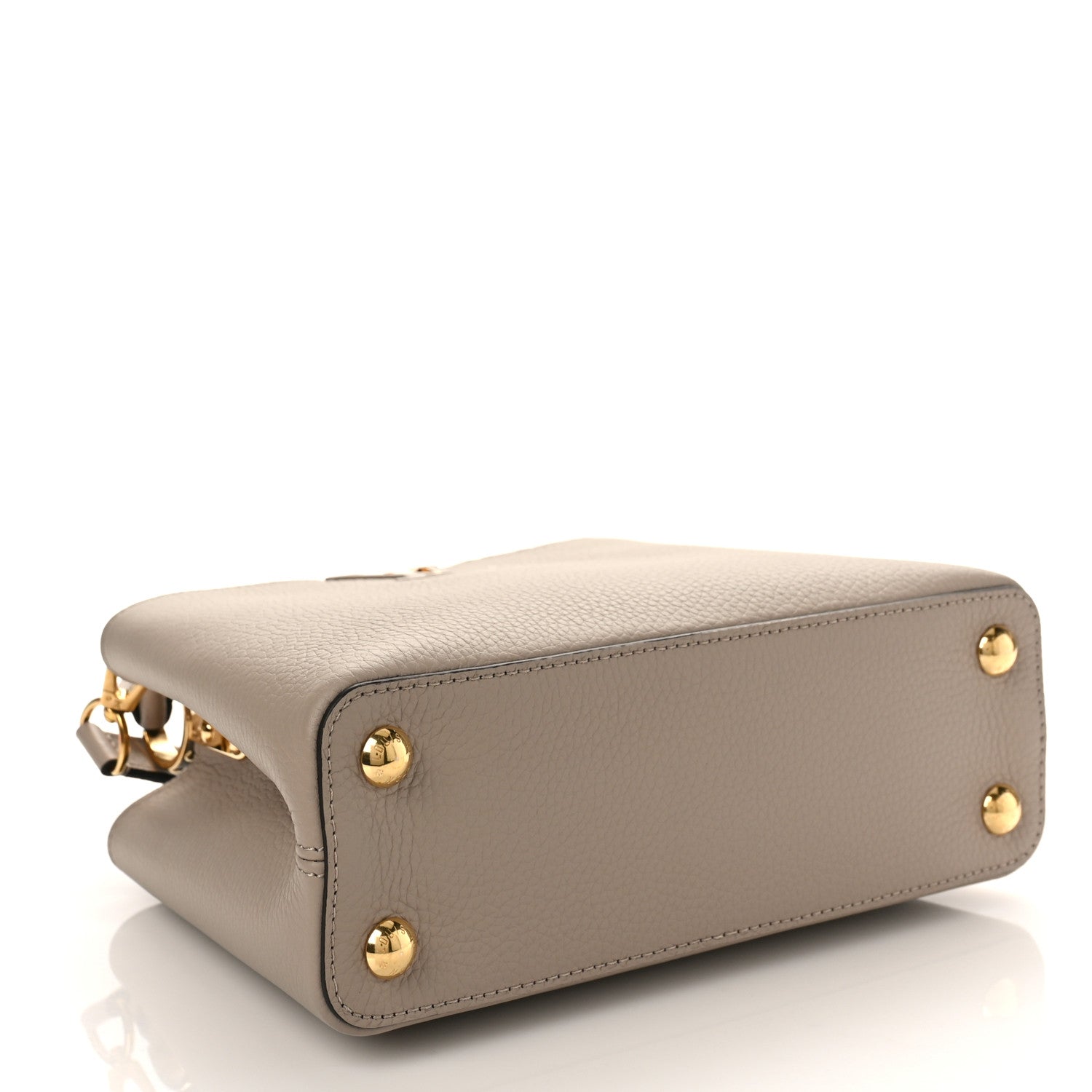 Louis Vuitton Taurillon Capucines BB Galet 4 of 8