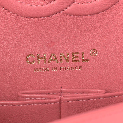Chanel Patent Quilted Medium Double Flap Pink 5 of 11