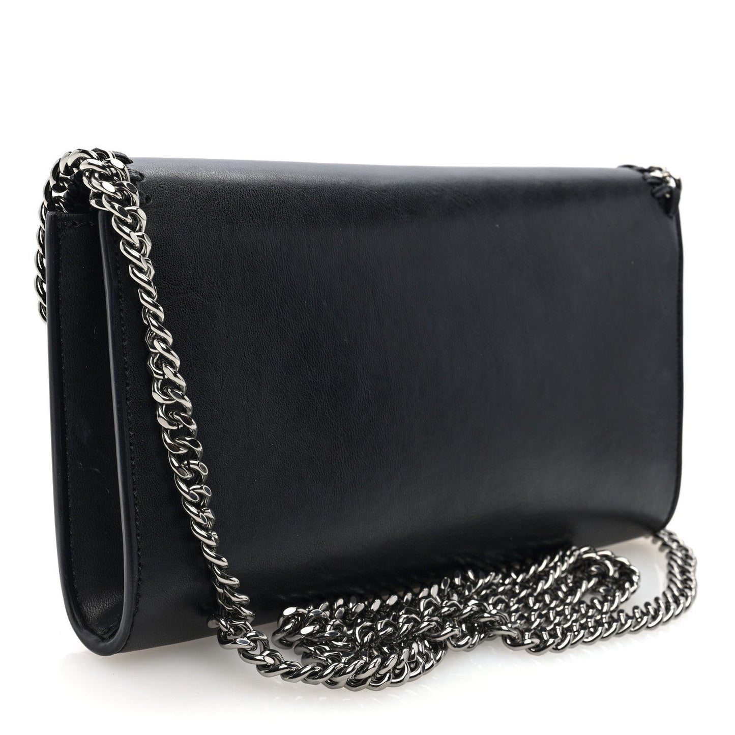 Eco Alter Nappa Falabella Clutch with Chain Bag Black