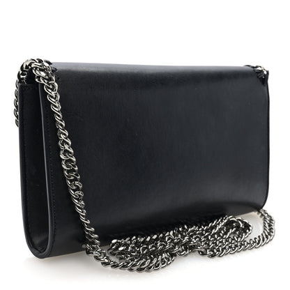 Stella McCartney Eco Alter Nappa Falabella Clutch with Chain Bag Black 3 of 7