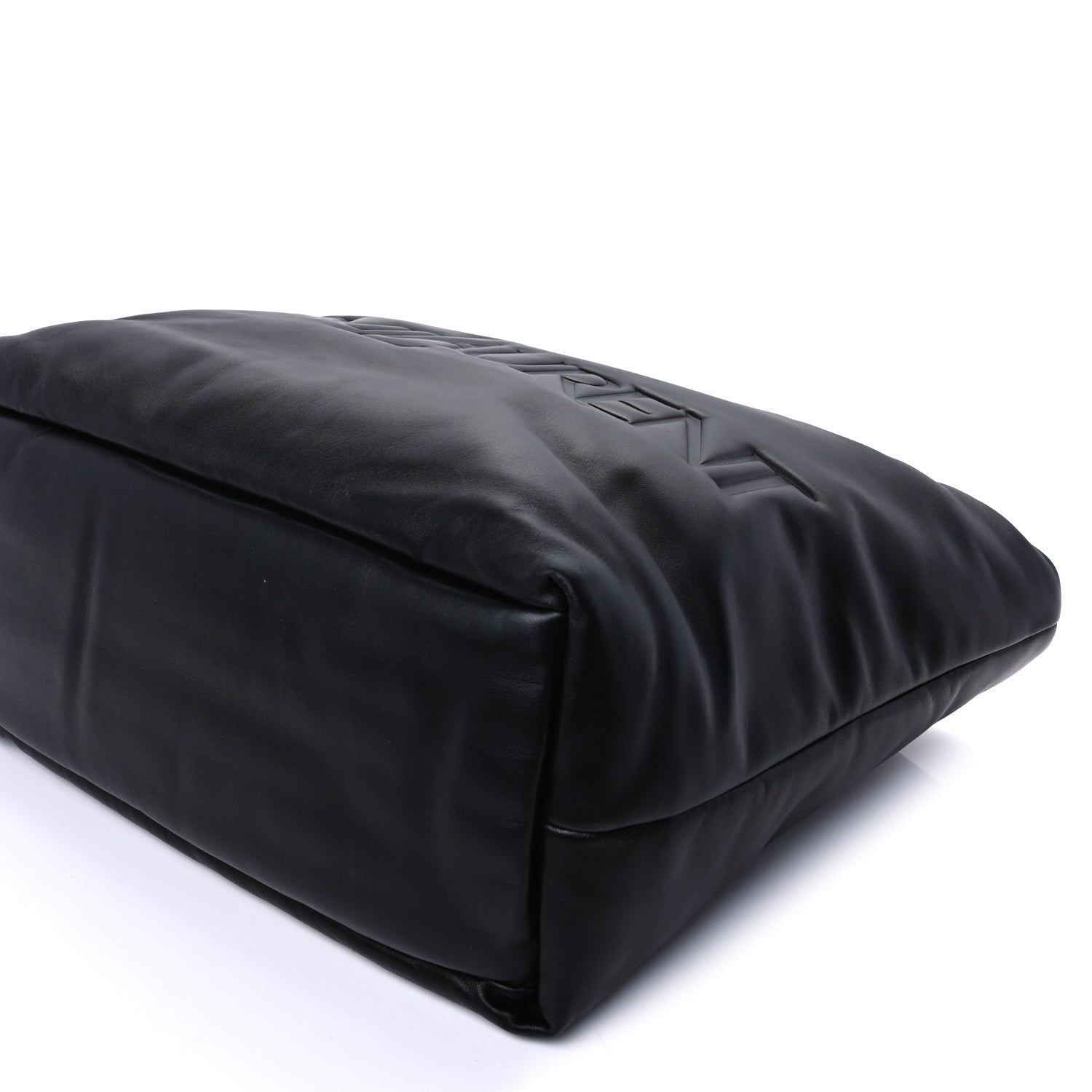 Saint Laurent Lambskin Wide Puffer Tote Black 7 of 8