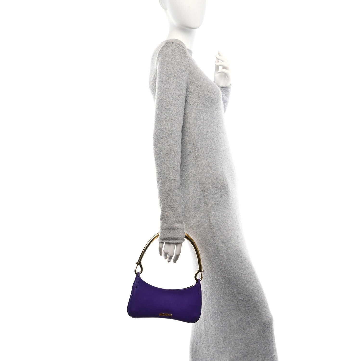 Jacquemus Smooth Calfskin Le Bisou Mousqueton Purple 2 of 7