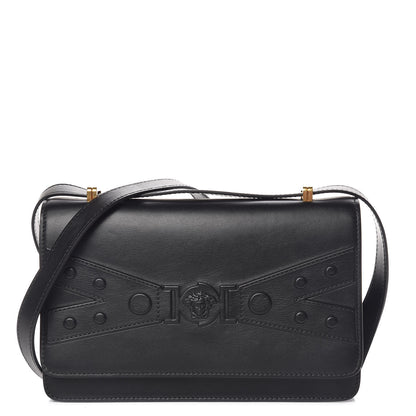 Versace Calfskin Tribute X Shoulder Bag Black 1 of 9
